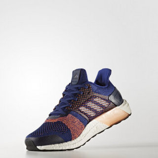 adidas 阿迪达斯 UltraBOOST ST 男子跑鞋 亮蓝/亮白/警报红荧光 41