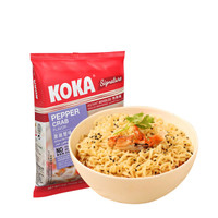 KOKA 黑椒蟹肉味 快熟面 85g 单包