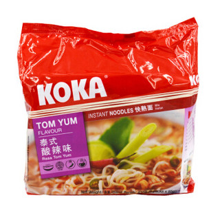 KOKA 可口 方便面 泰式酸辣味快熟泡面 85g