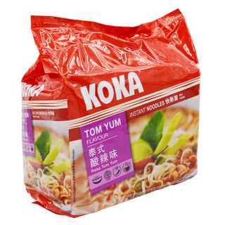 KOKA 可口 方便面 泰式酸辣味快熟泡面 85g