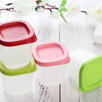 Tupperware特百惠 干货收纳圆罐600ml 迷你圆形保鲜盒零食储藏盒水果坚果盒随机色