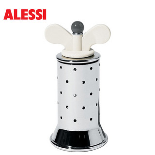 ALESSI 不锈钢创意手动黑胡椒研磨器  黑色