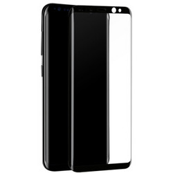 邦克仕(Benks)三星Galaxy S8+钢化膜 3D曲面全屏全覆盖钢化膜 S8+高清手机贴膜保护膜 黑色 *3件