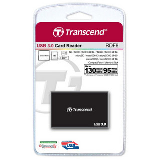 Transcend 创见 USB 3.0 RDF8 多功能读卡器