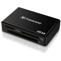 Transcend 创见 USB 3.0 RDF8 多功能读卡器 黑色