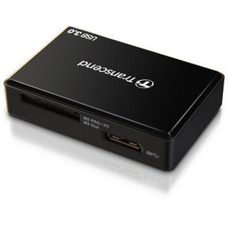 Transcend 创见 USB 3.0 RDF8 多功能读卡器 黑色