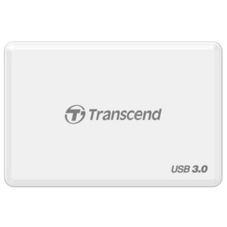 Transcend 创见 USB 3.0 RDF8 多功能读卡器 白色