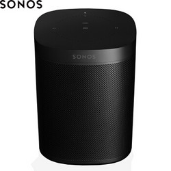 Sonos One 多平台语音控制智能音箱  黑色