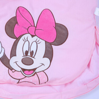 Disney baby 迪士尼宝宝 婴儿睡袋 防踢被 拉链可脱袖睡袋 粉色 0-2岁 右斜襟可脱袖