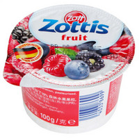 Zott 卓德 脱脂 森林水果口味酸奶 100g 单杯