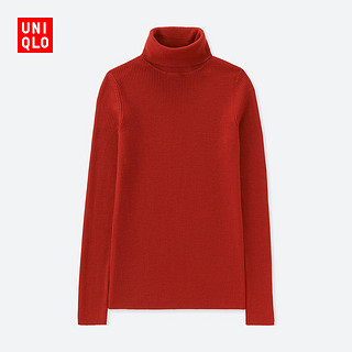 UNIQLO 优衣库 400347 女士精纺美利奴罗纹两翻领针织衫