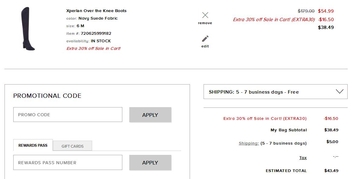 Nine West 玖熙 Xperian 女款过膝长靴