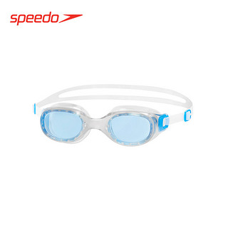 speedo 速比涛 810898 Futura经典泳镜 天蓝/透明色