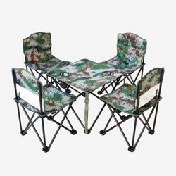 沃特曼Whotman 户外折叠桌椅套装便携式户外家具野餐烧烤桌椅五件套 WT1485