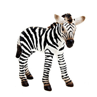 Schleich 思乐 野生动物 仿真模型 小斑马SCHC14393