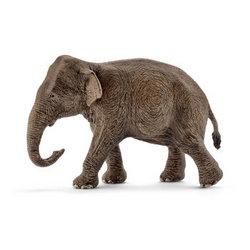 Schleich 思乐 野生动物 仿真模型 母亚洲象SCHC14753 *2件