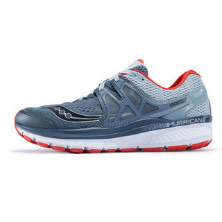 saucony 圣康尼 HURRICANE ISO 3 男士跑鞋 灰 40