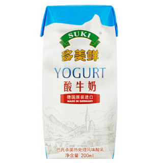 SUKI 多美鲜 原味常温酸牛奶 200ml 12盒