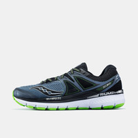 saucony 圣康尼 TRIUMPH ISO 3 男士跑鞋 灰/黑/绿 43