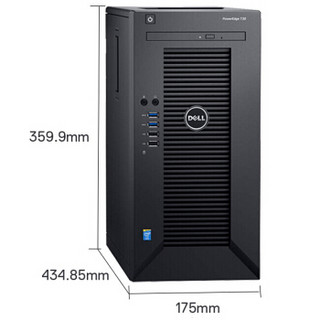 DELL 戴尔 T330 塔式服务器 i3-6100 4GB 1TB SATA