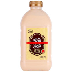 伊利 褐色炭烧风味发酵乳 1.05kg *16件