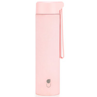 unibott 优道 不锈钢保温杯 烟粉 350ml