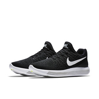 NIKE 耐克 LUNAREPIC LOW FLYKNIT 2 女子跑鞋 黑/白 35.5