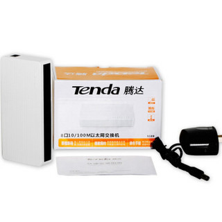 Tenda 腾达 S108/8口百兆交换机/家用宿舍交换器/监控网络网线分线器/分流器/兼容摄像头