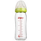 Pigeon贝亲奶瓶婴儿宽口玻璃奶瓶绿240ml配L号奶嘴仿母乳自然实感 46.55一个～近期好价～ *2件