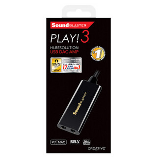 CREATIVE 创新 Sound Blaster Play3 USB便携声卡