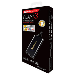 CREATIVE 创新 Sound Blaster Play3 USB便携声卡