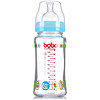 bobo 乐儿宝 经典系列 IBP527婴儿宽口玻璃奶瓶 240ml 蓝色