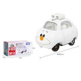 TOMICA 多美卡 TSUMTSUM系列 迪斯尼合金玩具模型车 851011 雪宝小汽车