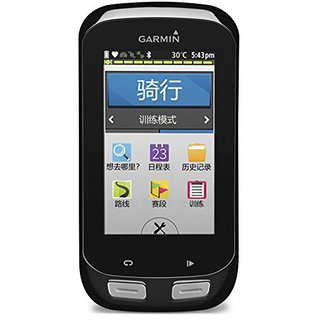 GARMIN 佳明 Edge 1000 旗舰级 GPS自行车码表 标配 红边