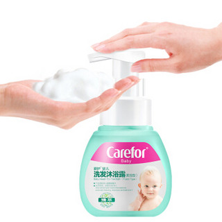 Carefor 爱护 婴儿柔泡型臻萃洗发沐浴露二合一 200ml