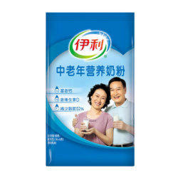伊利 中老年营养奶粉 单袋 400g *2件