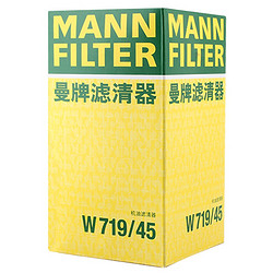 MANN 曼牌 W719/45 机油滤清器 *2件 +凑单品