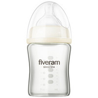 FIVERAMS 五羊 孩子宝 晶钻系列 宽口径玻璃奶瓶 180ml