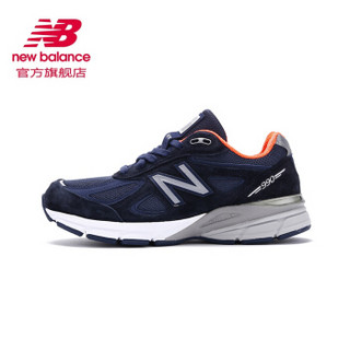 new balance 990V4 女士慢跑鞋 藏青色 37.5