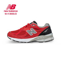 new balance 990V3 男士慢跑鞋 红色 41.5