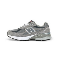 new balance 990V3 女士慢跑鞋 灰色 37.5 D加宽版