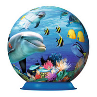 Ravensburger 睿思 3D拼图球系列 圆体拼图 海洋世界 121281