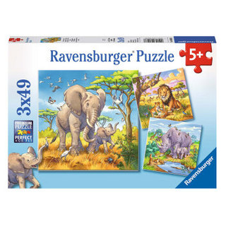 Ravensburger 睿思 儿童益智 拼图玩具 3*49片装