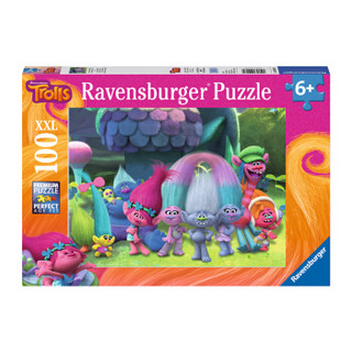 Ravensburger 睿思 平面纸拼图 100片装 有趣的魔发精灵一家人 109289