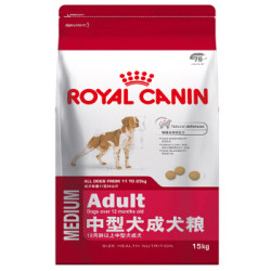 ROYAL CANIN 皇家 M25 中型犬成犬粮15kg*1包