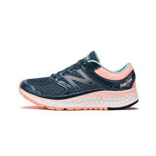 new balance Fresh Foam系列 1080V7 女士跑鞋 蓝色/粉色 39 D加宽版