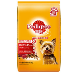 Pedigree 宝路 牛肉味 中小型成犬粮 7.5kg 1包