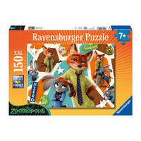 Ravensburger 睿思 儿童益智玩具拼图 150片装 疯狂动物城 100286