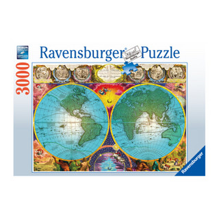 Ravensburger 睿思 儿童益智拼图 1000片以上 3000片 古典地图 170746