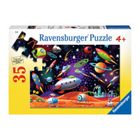 Ravensburger 睿思 平面拼图 50片以下 35片 太空 087822